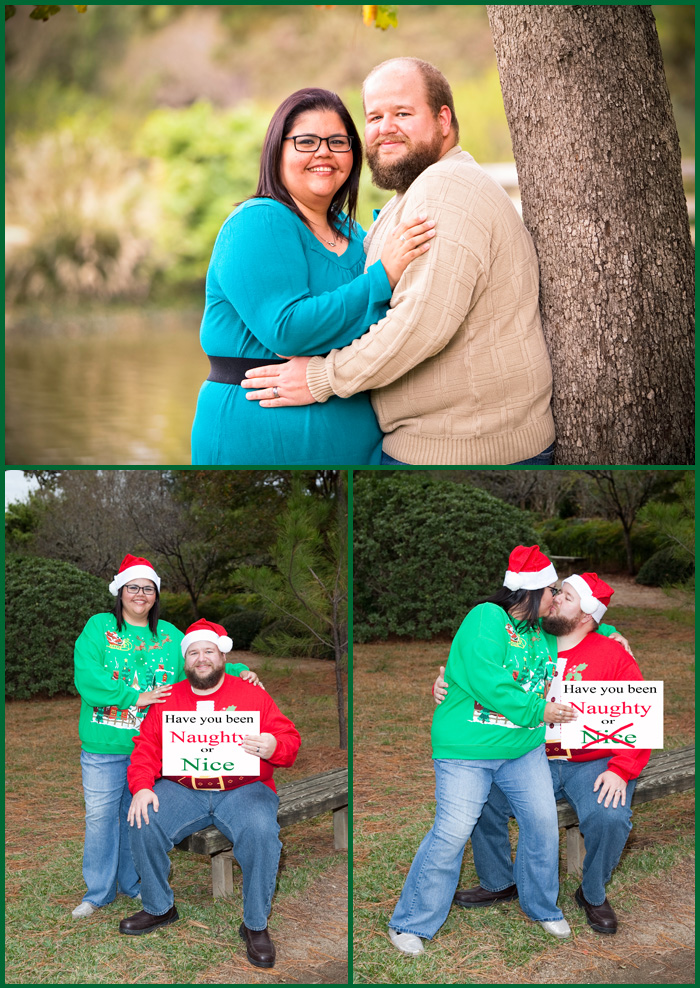 Wesley and Sherri's Christmas Pictures at Herman Park