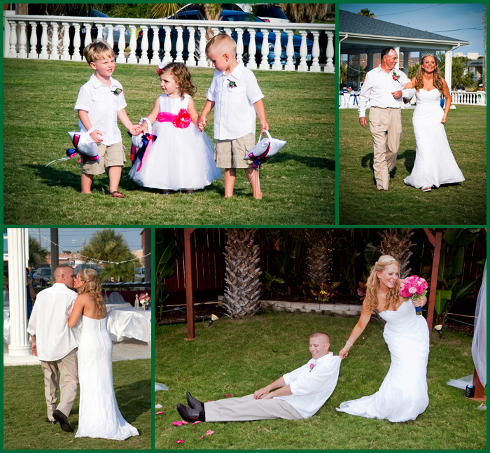 Jeremy and Jamie wedding at island palms in Galveston